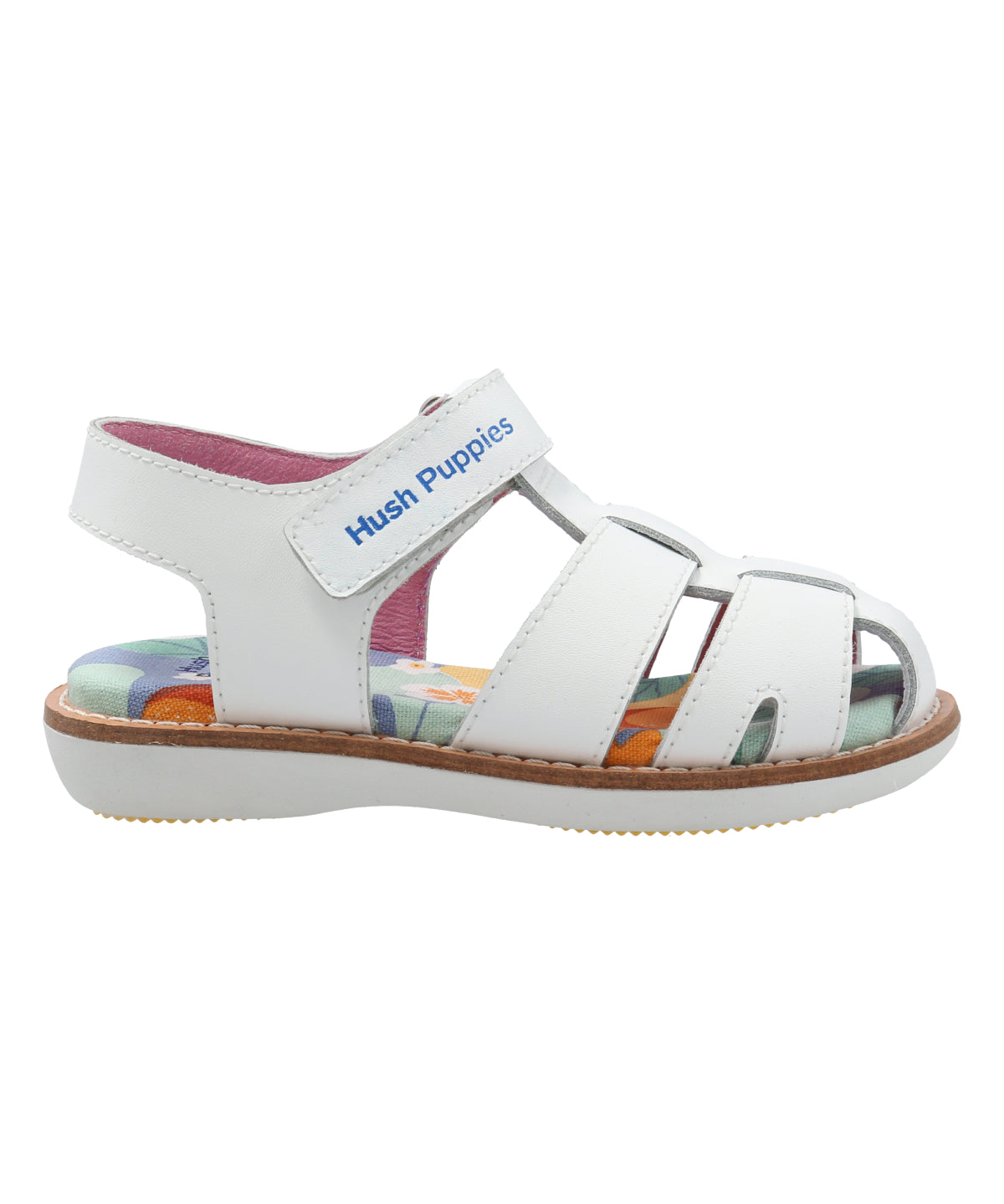 Sandalia Cuero Niña Penny Blanca
