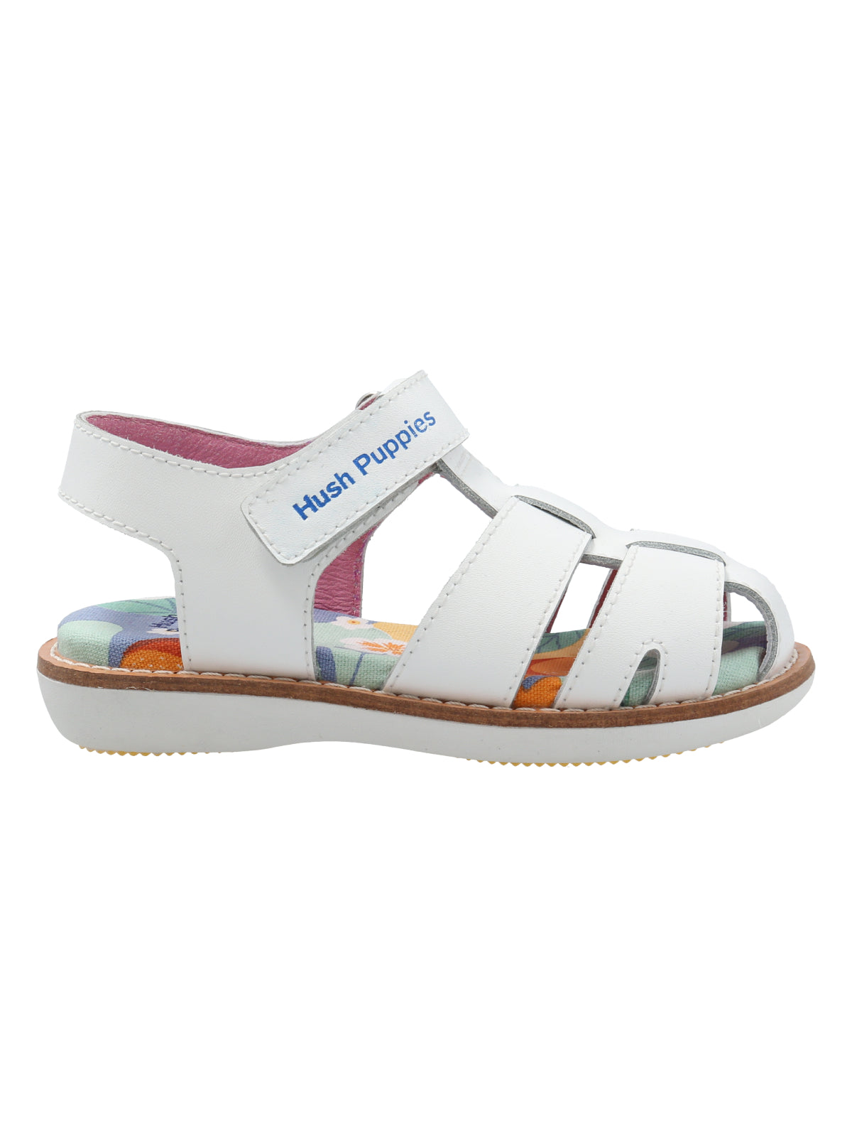 Sandalia Cuero Niña Penny Blanca