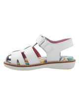 Sandalia Cuero Niña Penny Blanca