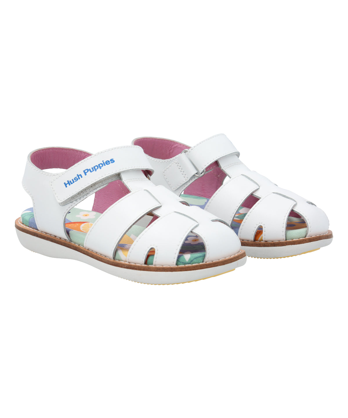 Sandalia Cuero Niña Penny Blanca