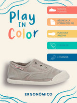 Zapatilla Niño Bare Sunset Gris Hush Puppies Kids