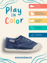 Zapatilla Niño Bare Sunset AzulMarino Hush Puppies Kids