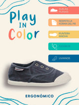 Zapatilla Niño Bare Sunset Azul Hush Puppies Kids