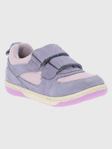 Zapatilla Cuero Niña Lazo Pro Morado
