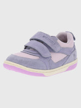 Zapatilla Cuero Niña Lazo Pro Morado