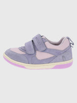 Zapatilla Cuero Niña Lazo Pro Morado