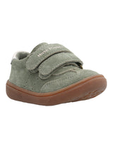 Zapatilla Cuero Niño Clara-K Verde