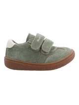 Zapatilla Cuero Niño Clara-K Verde