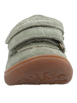 Zapatilla Cuero Niño Clara-K Verde