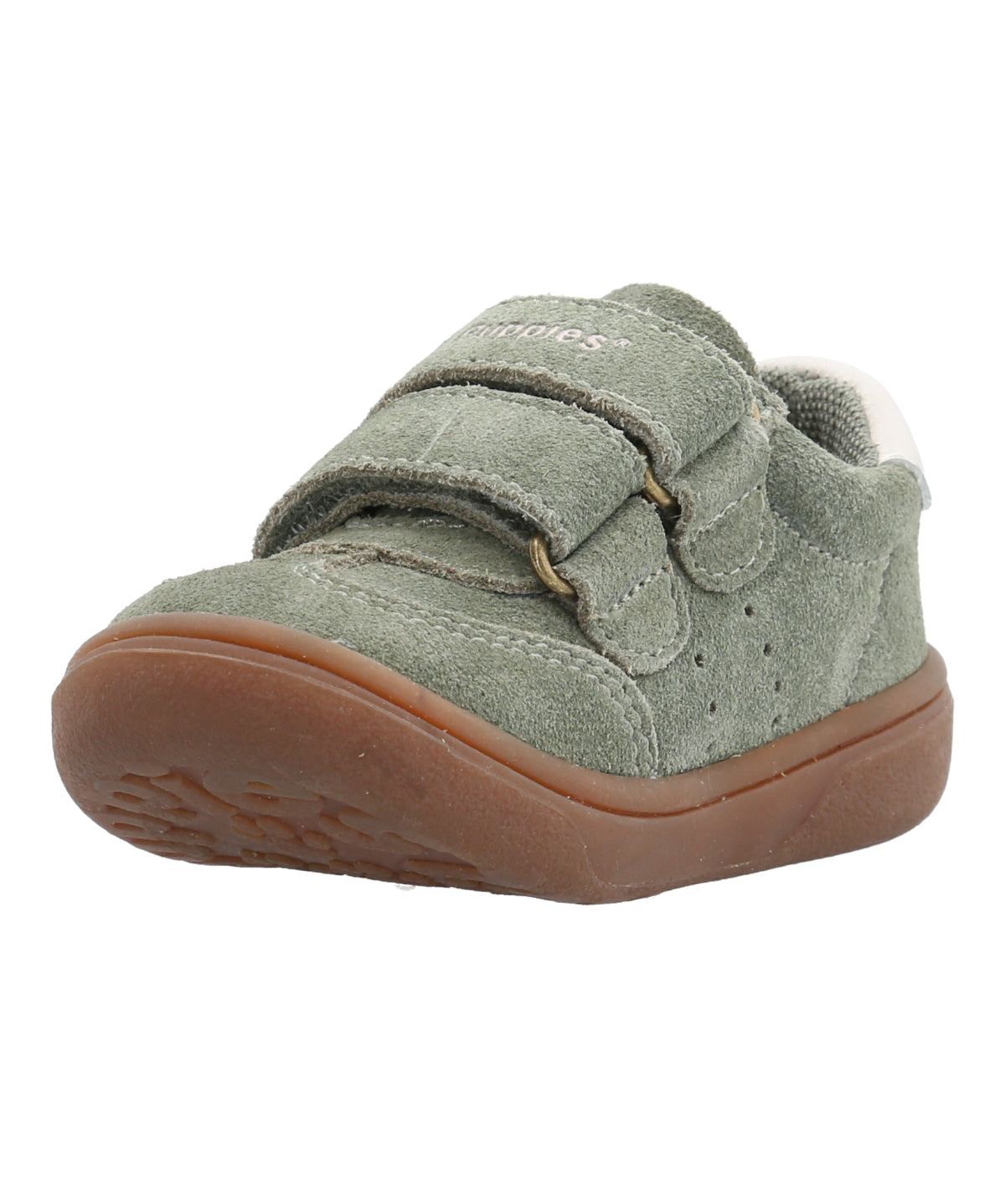 Zapatilla Cuero Niño Clara-K Verde