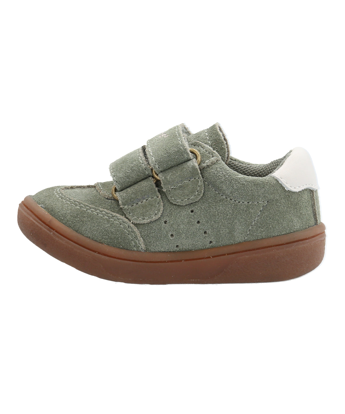 Zapatilla Cuero Niño Clara-K Verde