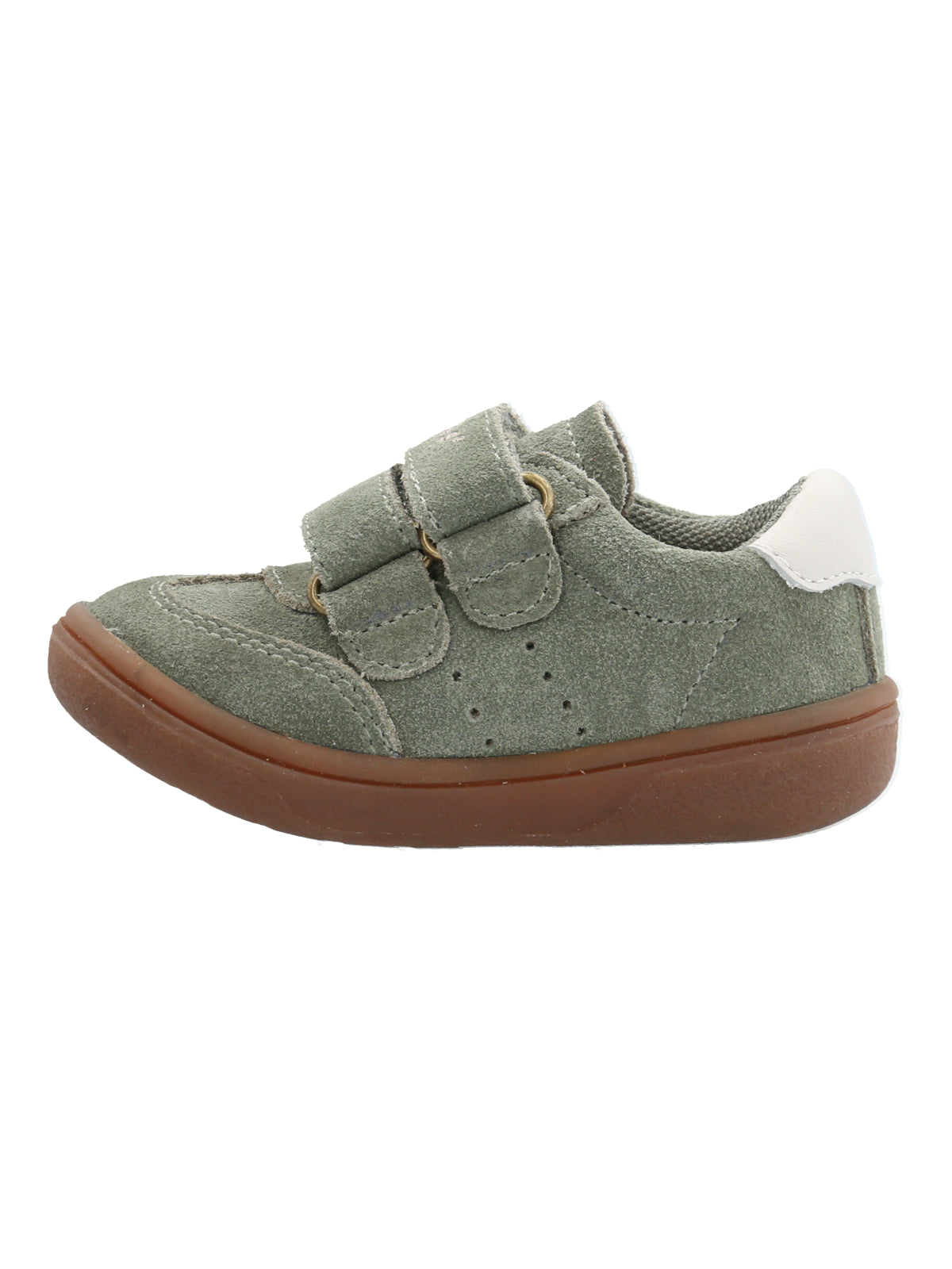 Zapatilla Cuero Niño Clara-K Verde