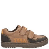 Zapatilla Cuero Niño Jets  Café