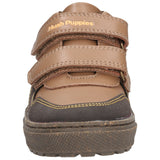 Zapatilla Cuero Niño Jets  Café