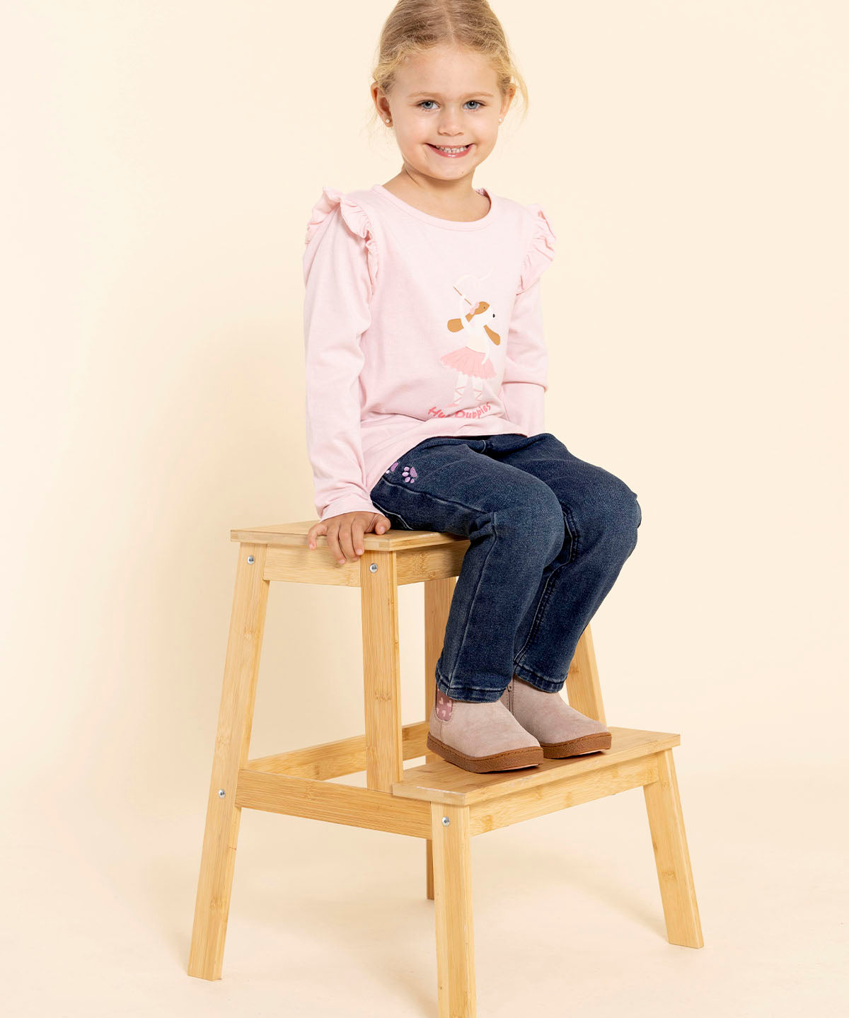 Botín Niña PIOMBINO Beige