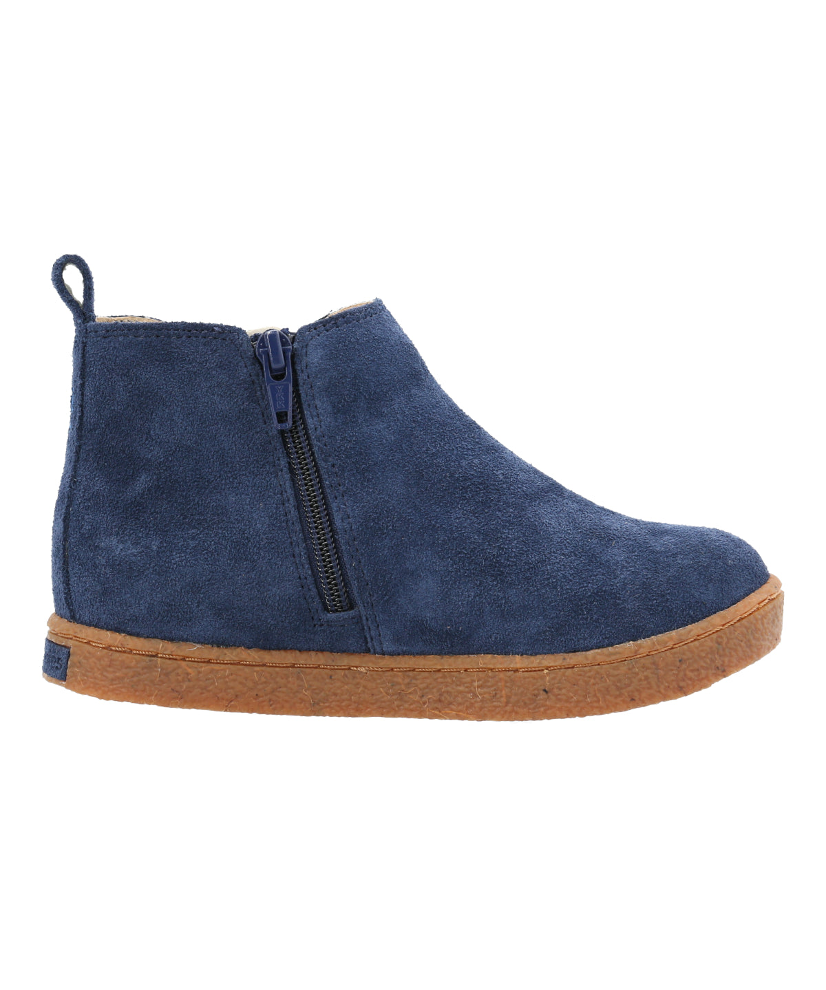 Botín Gamuza Niño Piombino Azul