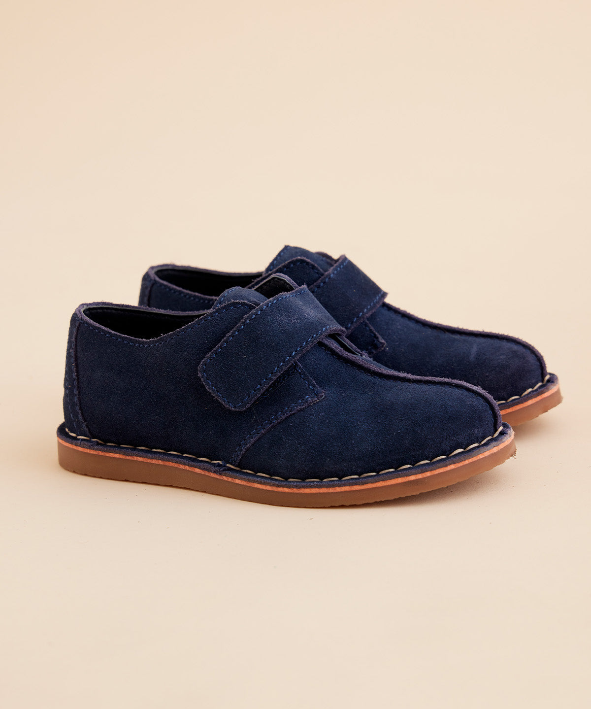Zapato Cuero Niño Lynton Azul