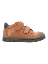 Zapatilla Cuero Niño Waco VL Café