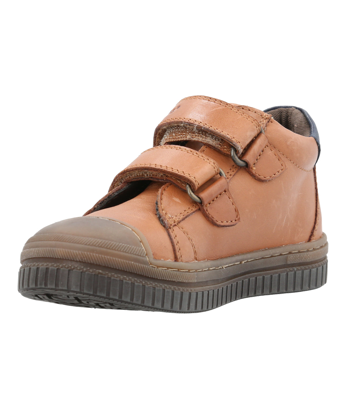 Zapatilla Cuero Niño Waco VL Café