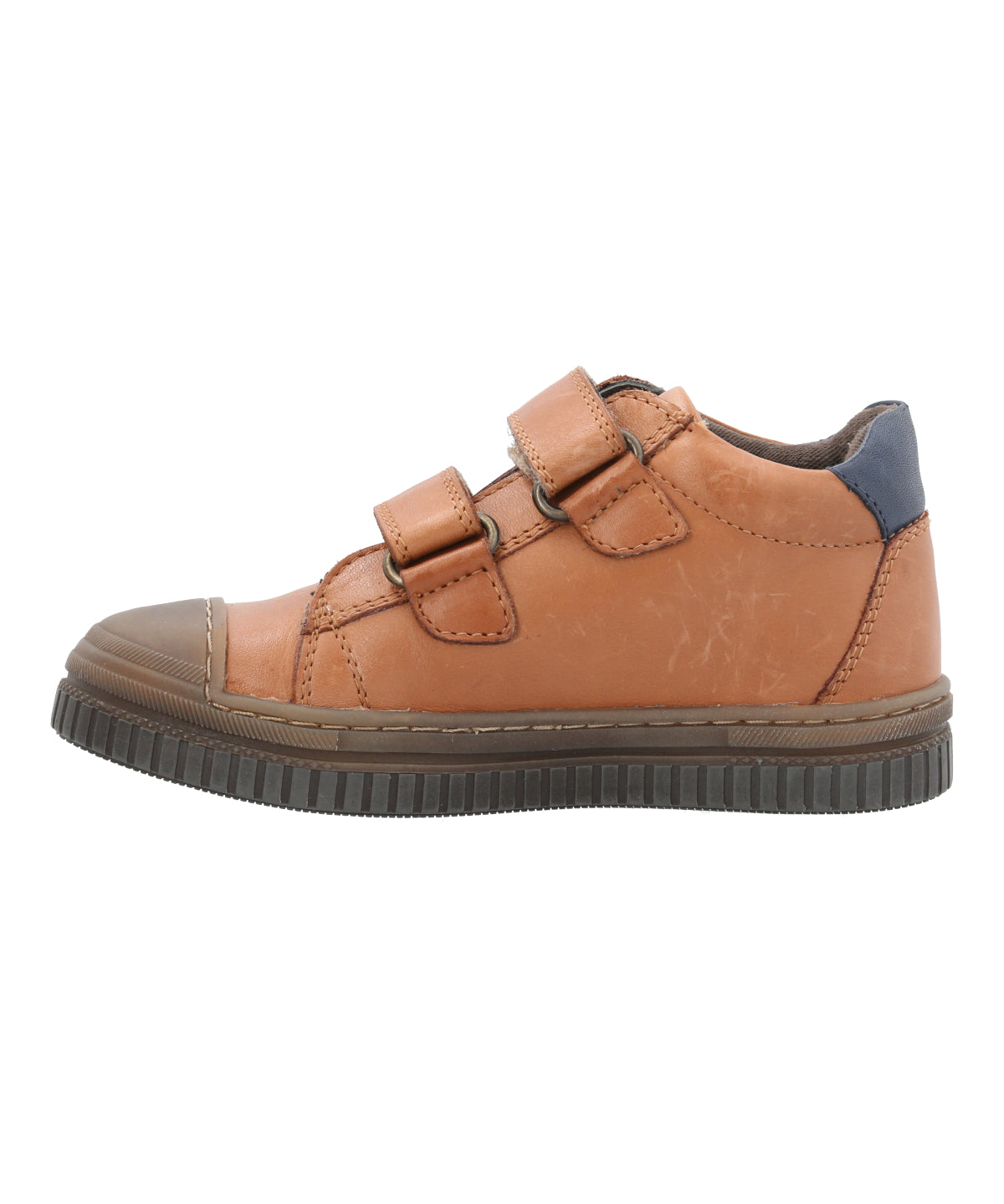 Zapatilla Cuero Niño Waco VL Café