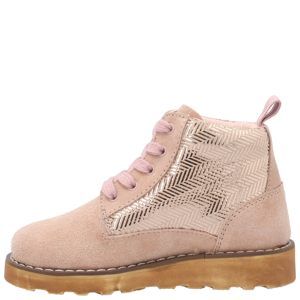 Botín Cuero Niña Fallbroke Rosado