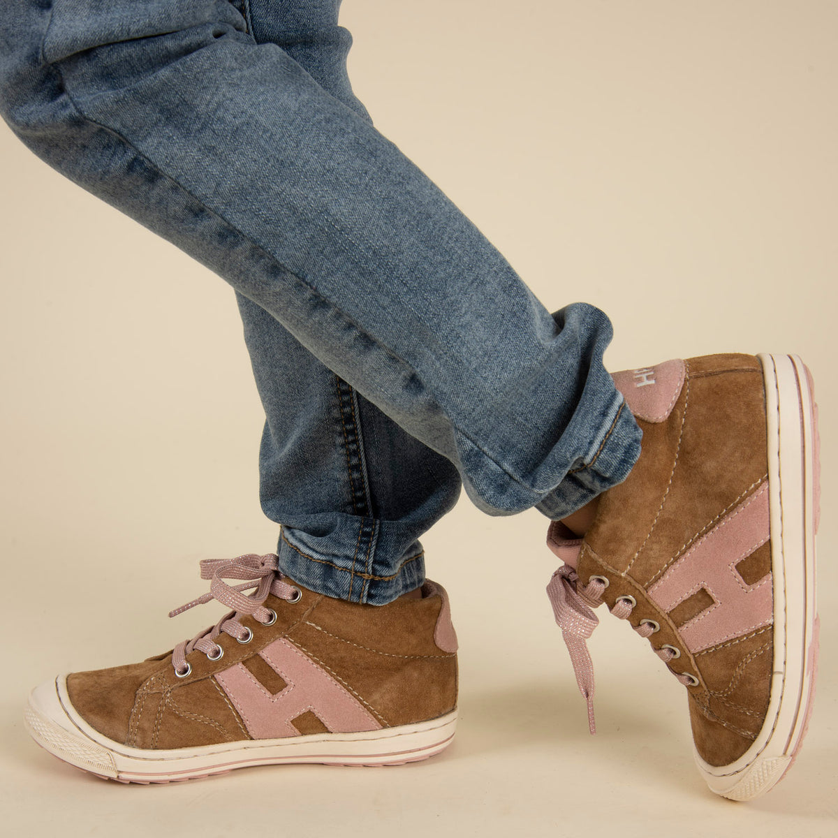 Zapatilla Niña HERCULES Café