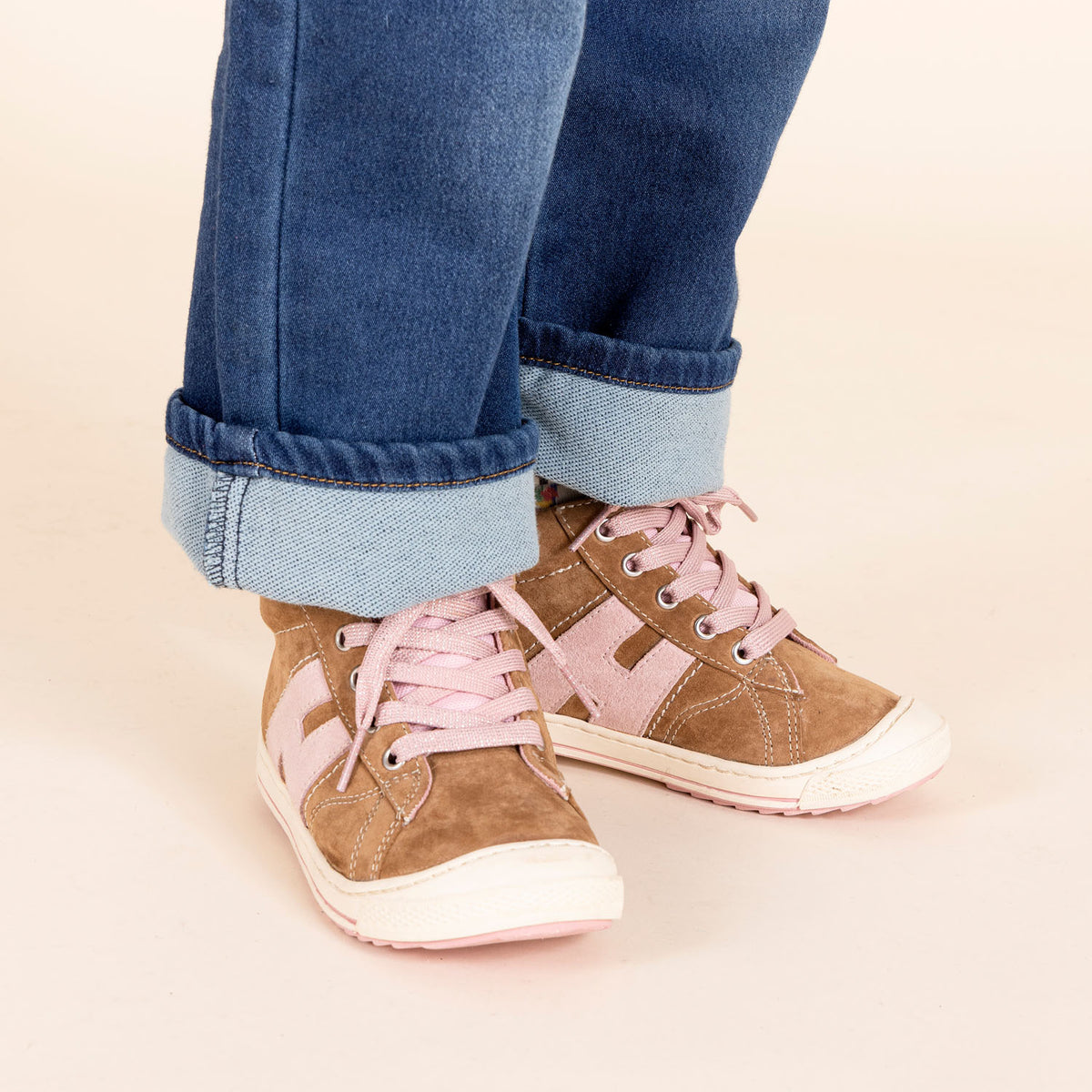 Zapatilla Niña HERCULES Café