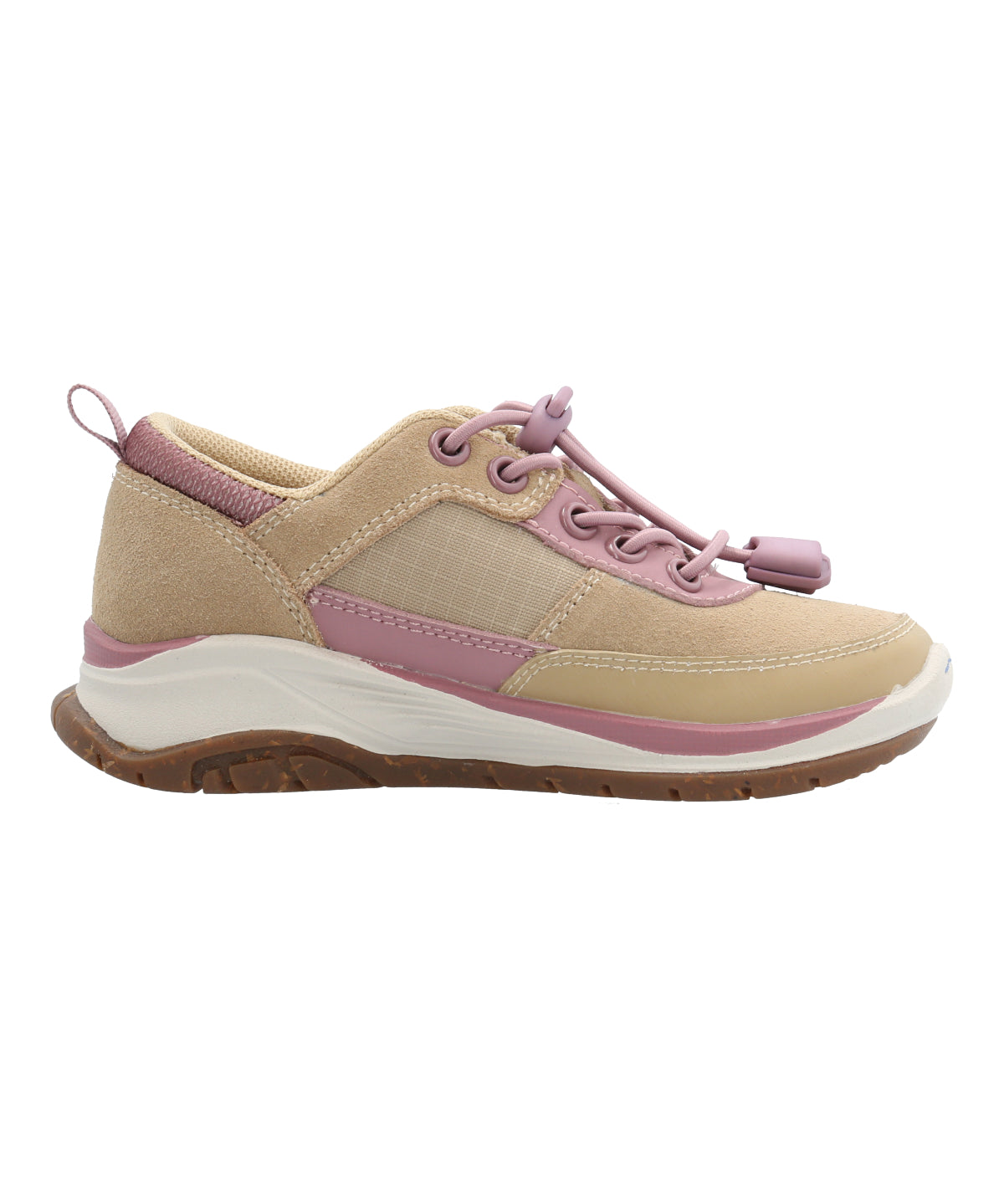Zapatilla Cuero Niña Irving Beige