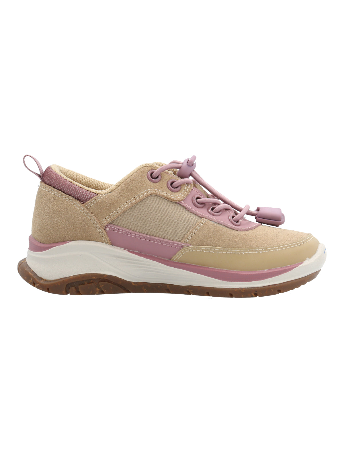 Zapatilla Cuero Niña Irving Beige