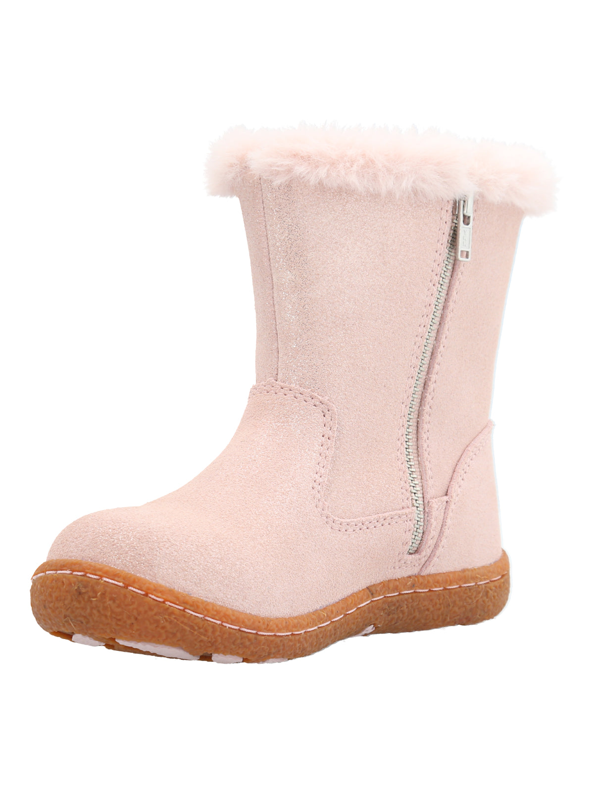 Bota Gamuza Niña Albury Rosada