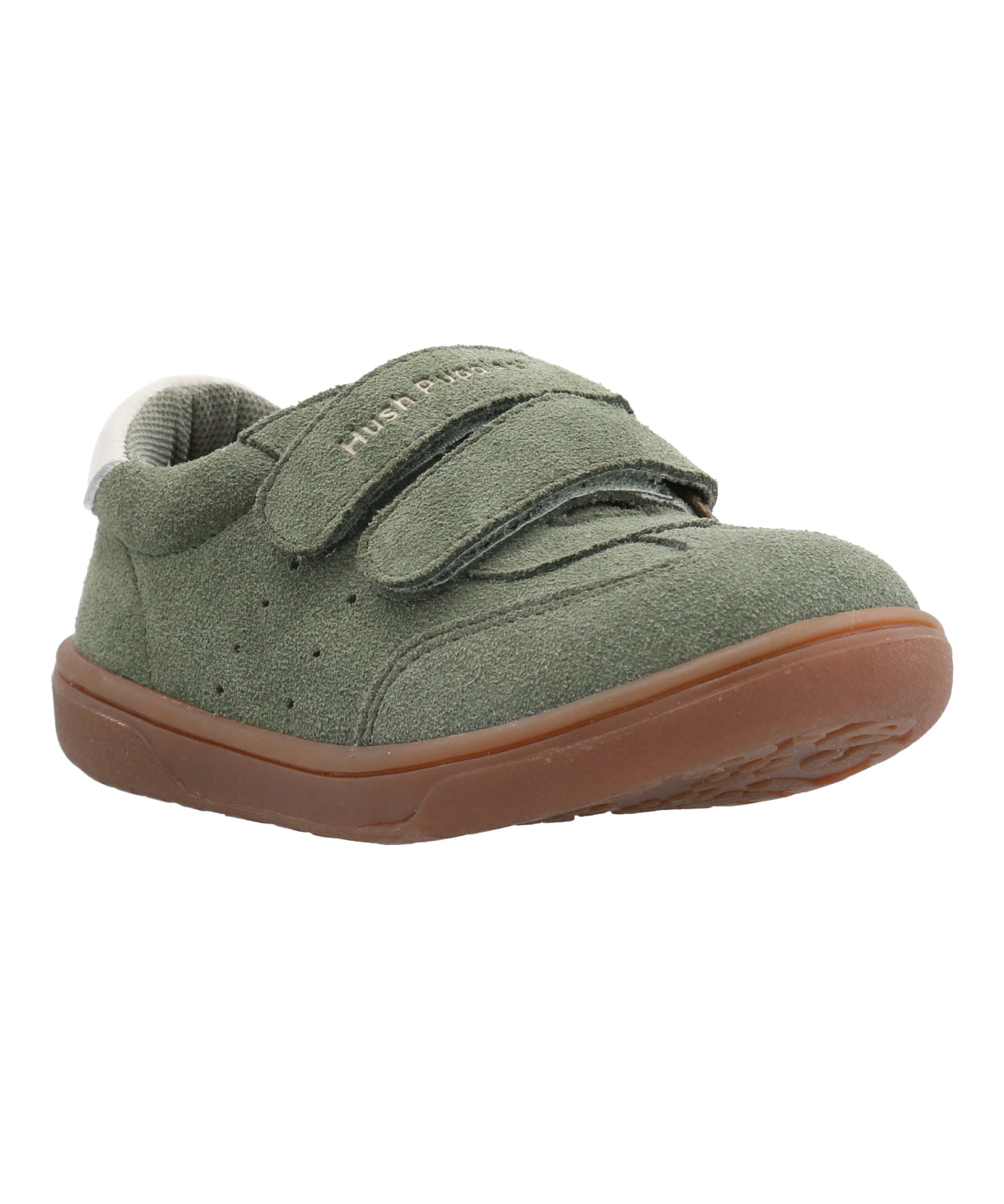 Zapatilla Cuero Niño Clara-K Verde