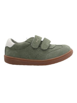 Zapatilla Cuero Niño Clara-K Verde