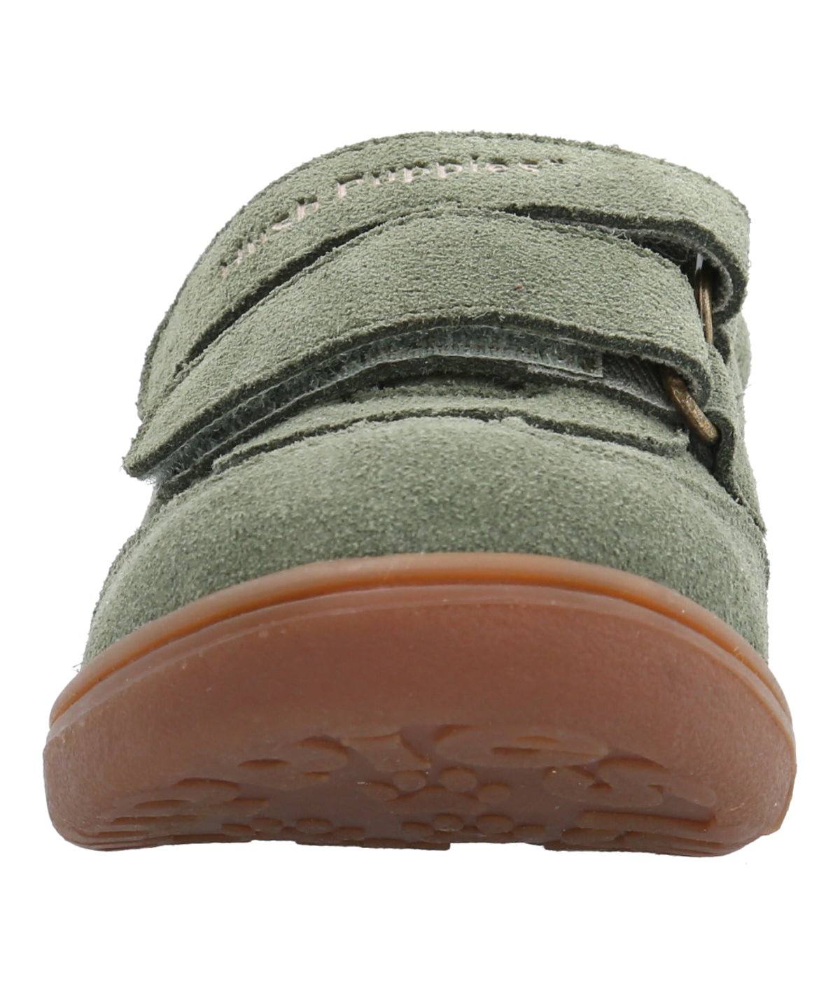 Zapatilla Cuero Niño Clara-K Verde