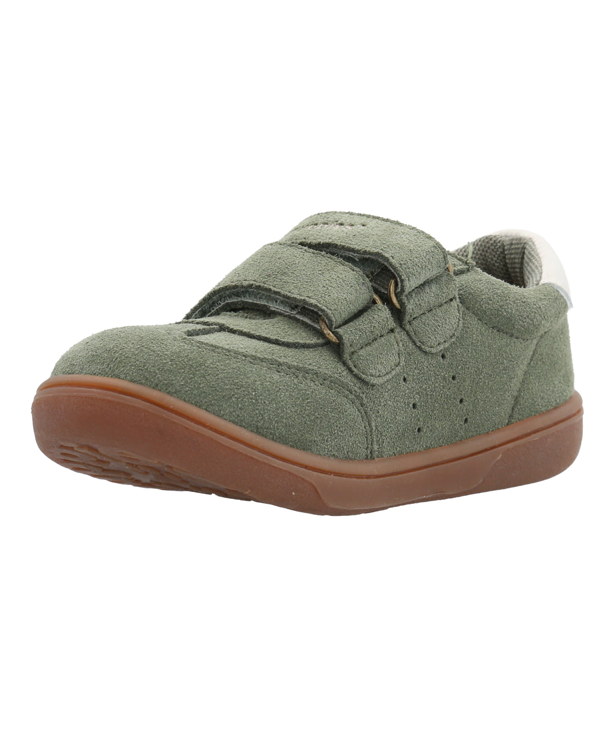 Zapatilla Cuero Niño Clara-K Verde