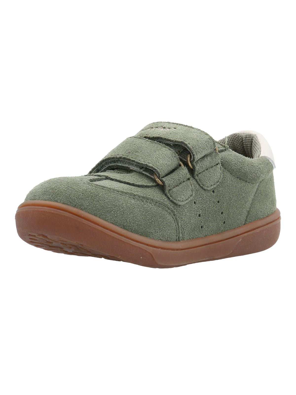 Zapatilla Cuero Niño Clara-K Verde