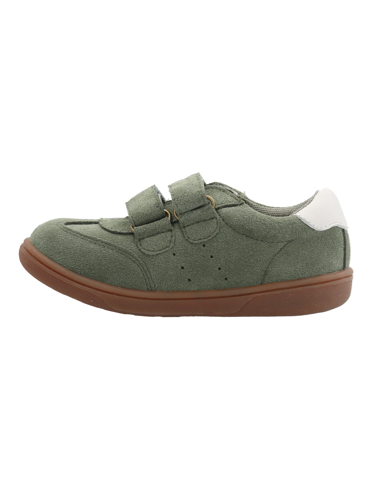Zapatilla Cuero Niño Clara-K Verde