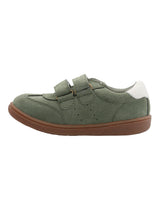 Zapatilla Cuero Niño Clara-K Verde