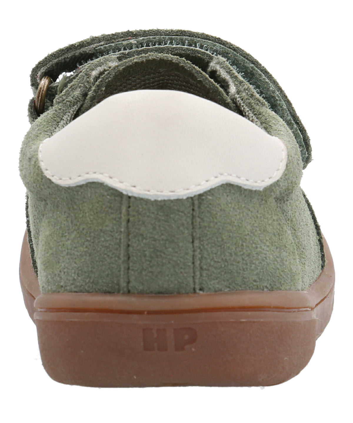 Zapatilla Cuero Niño Clara-K Verde