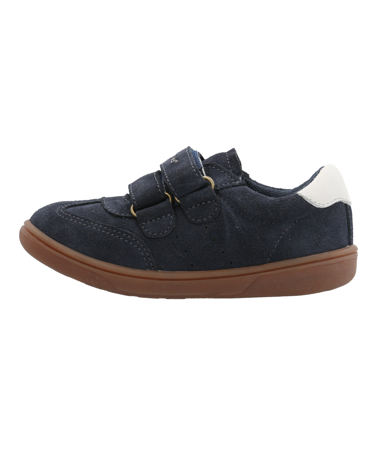 Zapatilla Cuero Niño Clara-K Azul