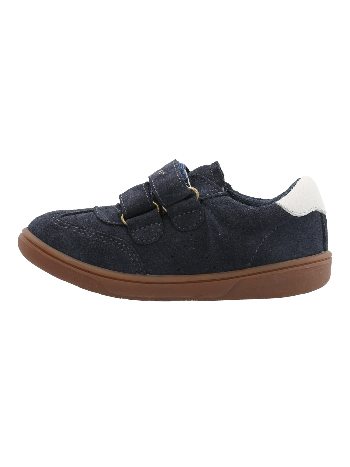 Zapatilla Cuero Niño Clara-K Azul