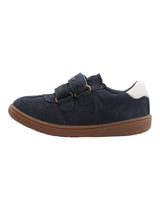 Zapatilla Cuero Niño Clara-K Azul