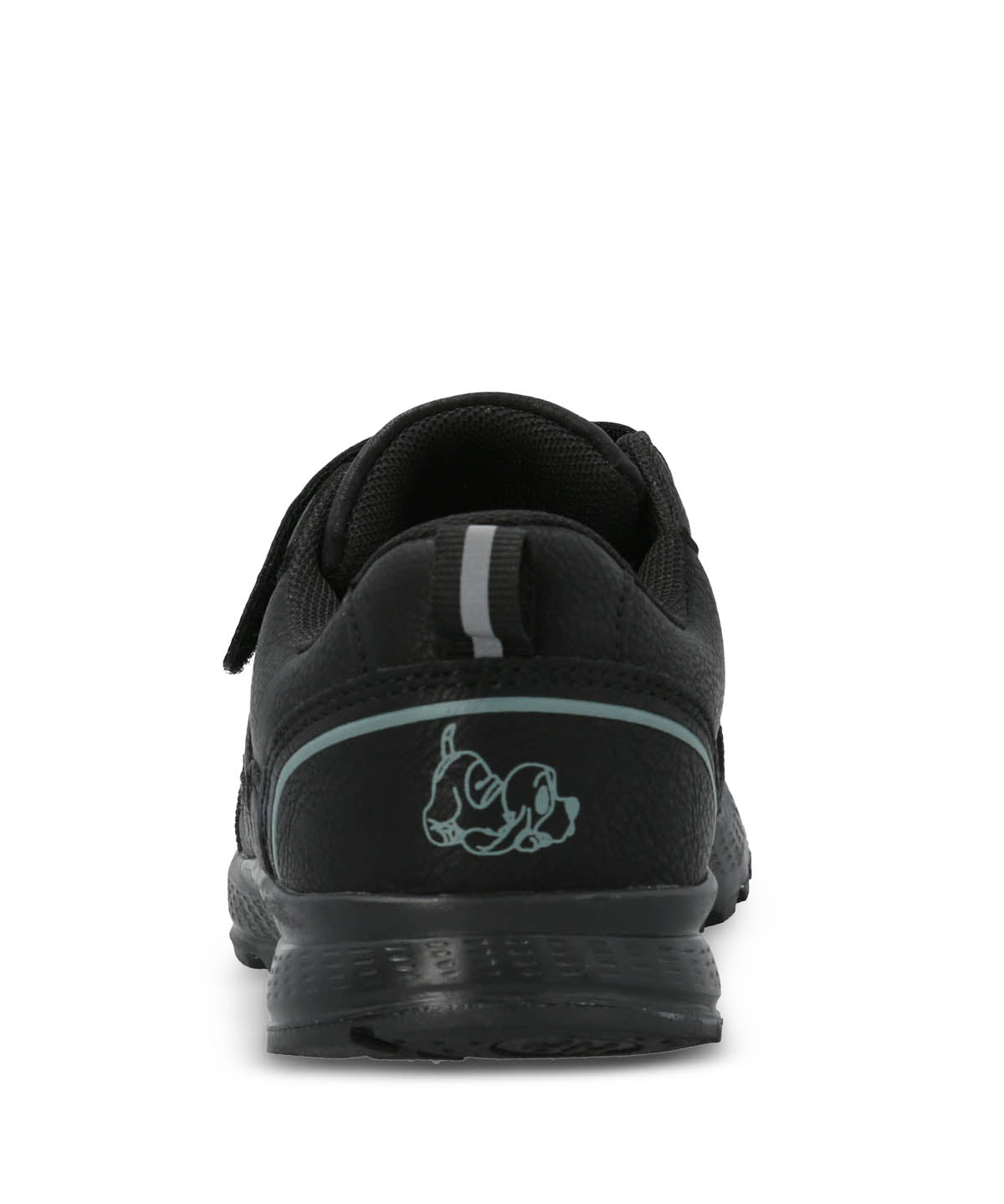Zapatilla Escolar Negro New Chance Velcro