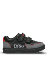 Zapatilla Cuero Niño Jets  Negra