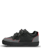 Zapatilla Cuero Niño Jets  Negra