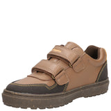 Zapatilla Cuero Niño Jets  Café